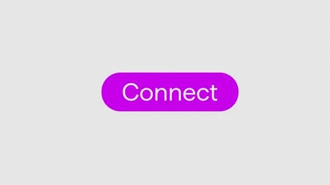 Animated Connect to Connected Button Click Interaction UI Motion Graphic Overlay Video stock 343078202