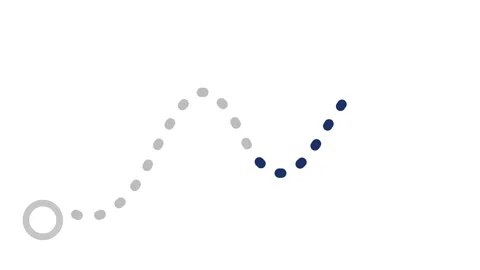 Animated connection line with successful checkmark symbol for business and .. Stock Footage 321990524