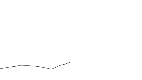 Animated continuous line drawing of hand showing growing plant Stock Footage 136158165