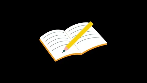 Animated continuous one line drawing of an open book creating itself in rea.. Stock Footage 328456380