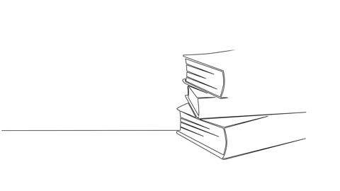 animated continuous single line drawing ... | Stock Video | Pond5
