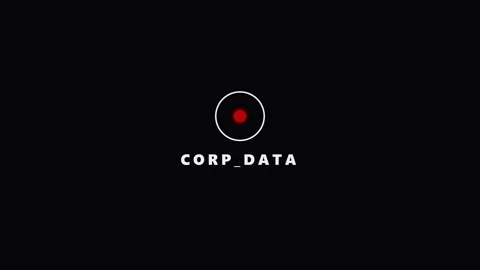 Animated Corporate Data Logo Animation. Stock Footage 335734907