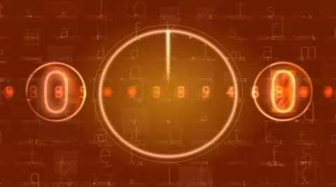 Animated Countdown from 10 to 0 스톡 동영상 455388