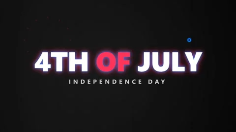 Animated Countdown American Independence Day Celebration Concept. Vídeos de archivo 335734825
