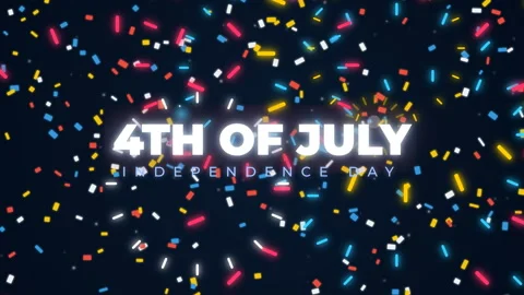 Animated countdown Celebration background with confetti and text. Видео 335735155