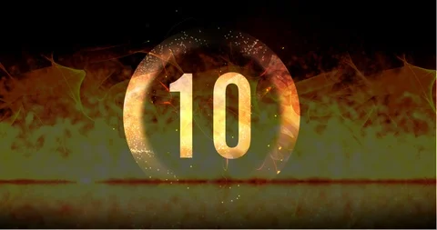 Animated countdown video 4k | Stock Video | Pond5