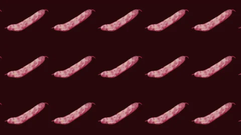 Animated Cranberry bean pattern, ideal footage for themes such as cooking and Stock Footage 133430292