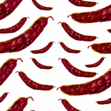 Animated Cranberry bean pattern, ideal footage for themes such as cooking and Stock Illustration