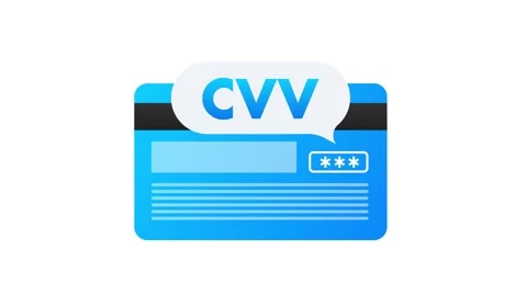 Animated credit card CVV security code concept Stock Footage 337967824