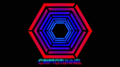 Animated cryptocurrency logo made of geometric shapes dark background Stock Footage 172180265