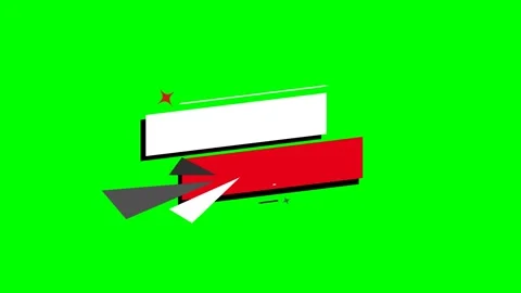 Animated CTA Banner for Subscribe and Follow Overlay on Greenscreen Vidéo 337906596
