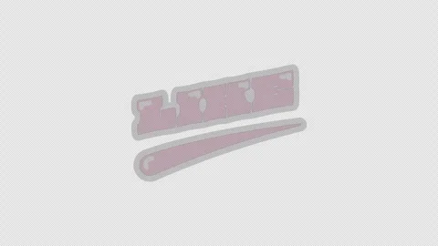 Animated cta button like in retro pink bubble letters Stock Footage 320014242