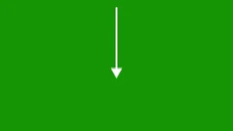 Animated Curved Arrow Line | Hand Drawn Motion Graphics VFX Overlay Stock Footage 340656376