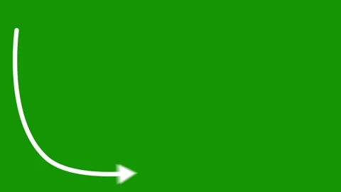 Animated Curved Arrow Line | Hand Drawn Motion Graphics VFX Overlay Vidéo 340656405