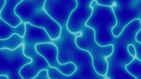 Animated curves on caustic background. Stock Footage 58799645