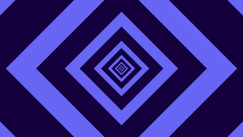 Animated cycling abstract blue square pattern, flat design digital loop Stock Footage 310047206