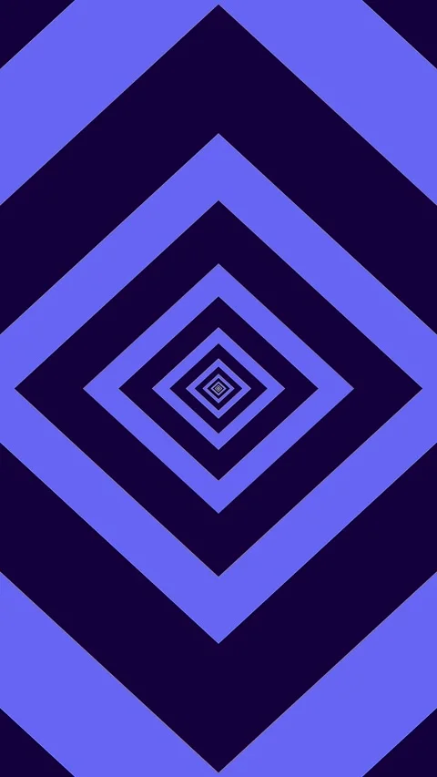 Animated cycling abstract pattern background blue square flat design, digital Stock Footage 313087035