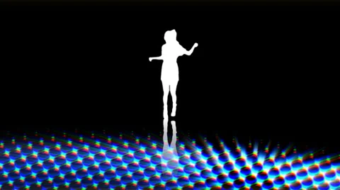 Animated dancer with funky cool background. High quality HD video footage Stockbeeldmateriaal 32722499