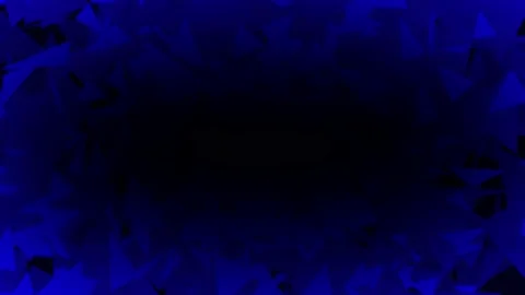 Animated dark blue triangular Particle designed background Stock Footage 199368552