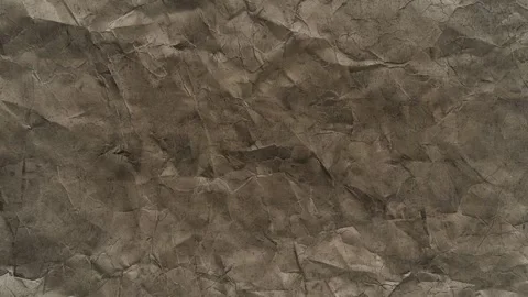 Animated Dark Brown Crumpled Paper Texture Background with Deep Wrinkles 動画素材 327905331