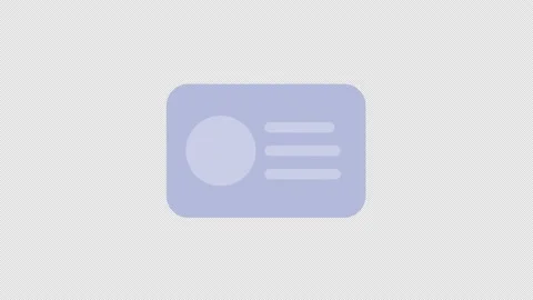 Animated dark rectangle chat bubble Stock Footage 236088587