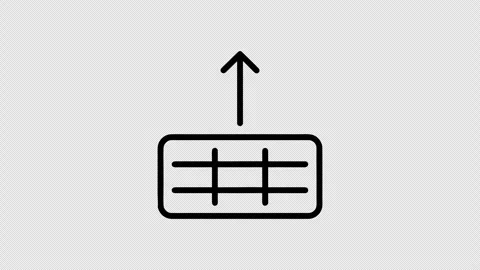 Animated Data Export Table Upload Excel Grid Arrow Line Drawing Icon Loop Stockbeeldmateriaal 337251940