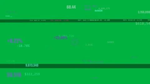 Animated data HUD settling tilt, sliding tiles centering target pulsing showing Video stock 329548941