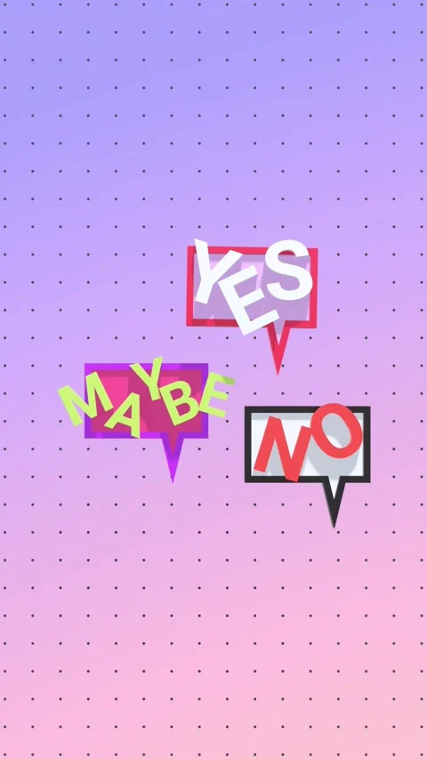 Animated Decision Making Process Concept In Vertical Video. Stock Footage 287106010