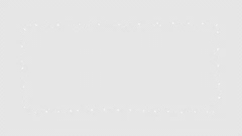 Animated Decorative Frame  Transparent Background. Stock Footage 310626772