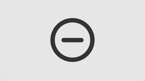 Animated deduction linear ui icon Stock Footage 212083148