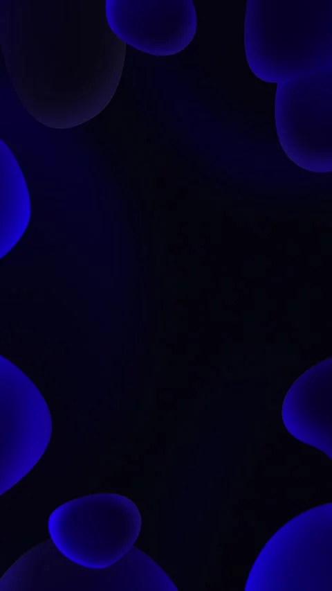 Animated deep blue liquid background, flowing abstract forms and shapes Stock Footage 289682484
