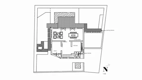 Animated developing architecture and landscape design Stock Footage 103106658
