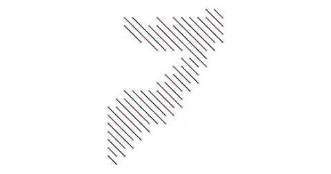 Animated Diagonal Pattern Constructing the Map of Somalia 動画素材 327941565