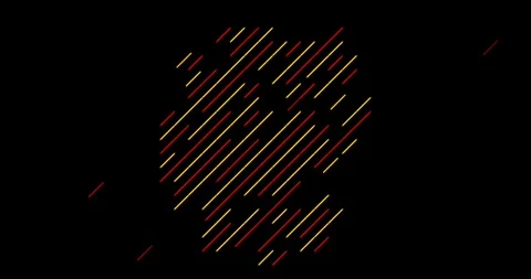 Animated Diagonal Strokes Creating Germany Map Shape Stock Footage 325724830