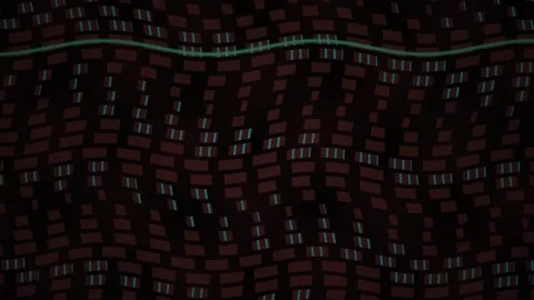 Animated digital data visualization graph. Stock Footage 335104441
