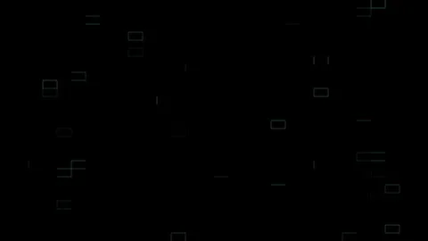 Animated digital pixels flickering background digital motion graphic Vidéo 296750195