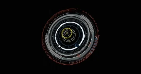 Animated Digital Tech Display Stock-Footage 167606026