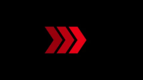 Animated Direction Pointer Sweep Transparent Effect. Moving Arrow Swipe Mot.. Stock Footage 341504950