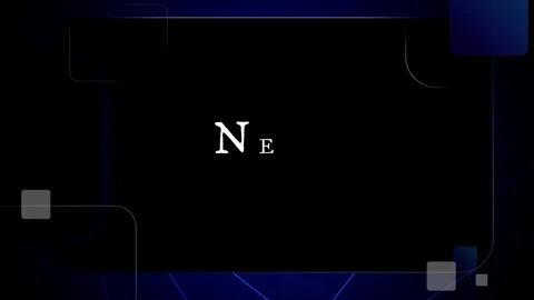 Animated directional arrows on dark background Video stock 338173641