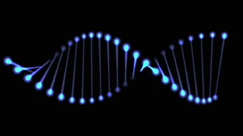 Animated DNA chain Stock-Footage 132209897
