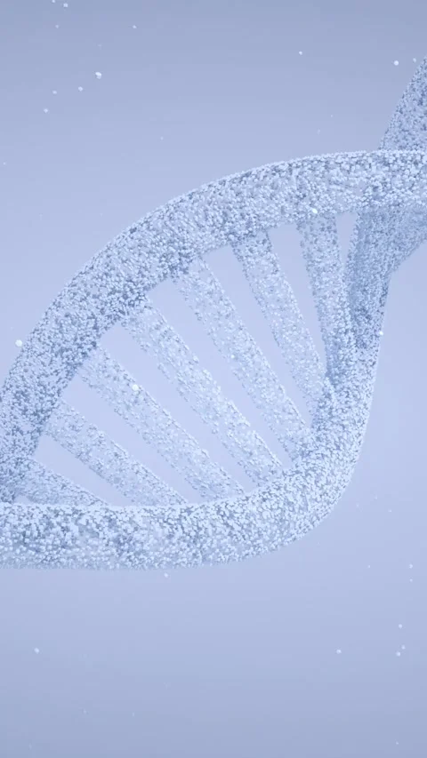 Animated dna double helix genetic strand Stock Footage 339064240