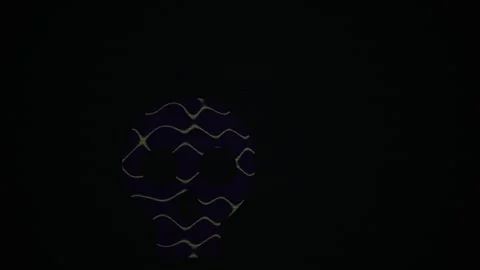 Animated DNA helix structure rotating slowly. Stock Footage 334660021