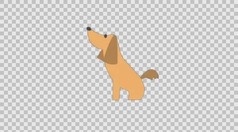 Animated Dog Cartoon Stock Footage 56724878