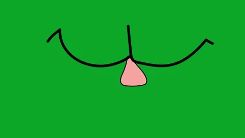 Animated Dog Lip Sync Green Screen Character - Talking Animal Dialogue Video stock 319405449