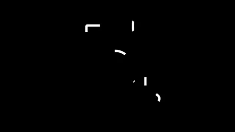 Animated dollar icon with note paper and magnify glass Stock Footage 258551739