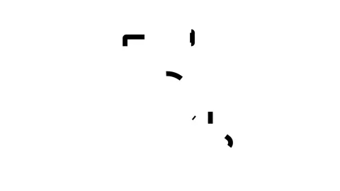 Animated dollar icon with note paper and magnify glass Stock Footage 258551741