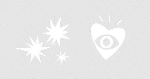Animated Doodle Icon Set: Shining Stars, mystery Heart with Eye. Stock Footage 270042685
