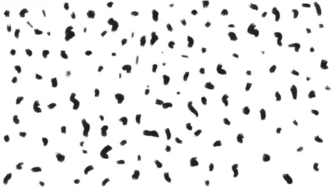 Animated dot texture - white on black Stock Footage 147745442