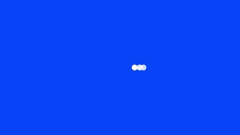 Animated Dots Loading Bar | Seamless Progress Indicator on Dark Backdrop Stock Footage 309409761