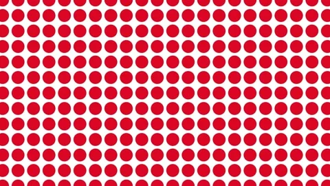 Animated dots on a white background. Simple seamless loop animation Stock Footage 209249781